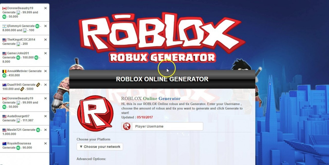 Robuxycom Generate