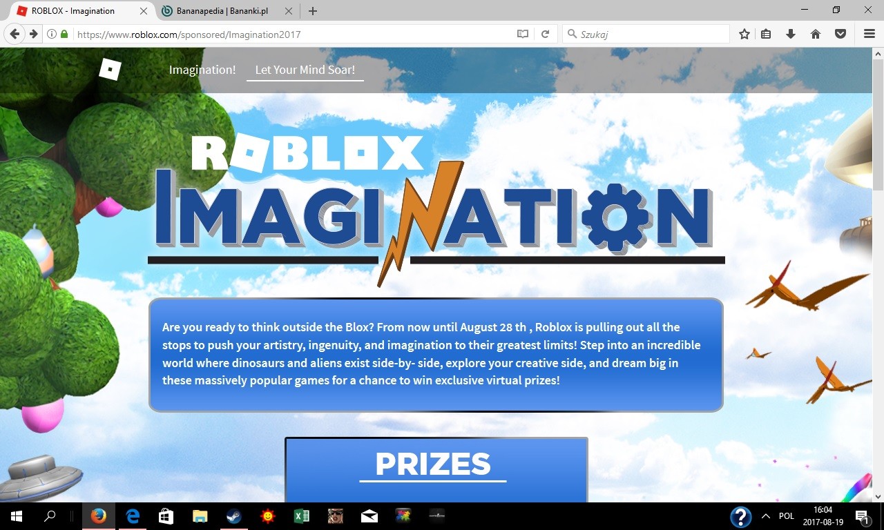 Roblox Event Imagination Roblox - bananki.pl roblox