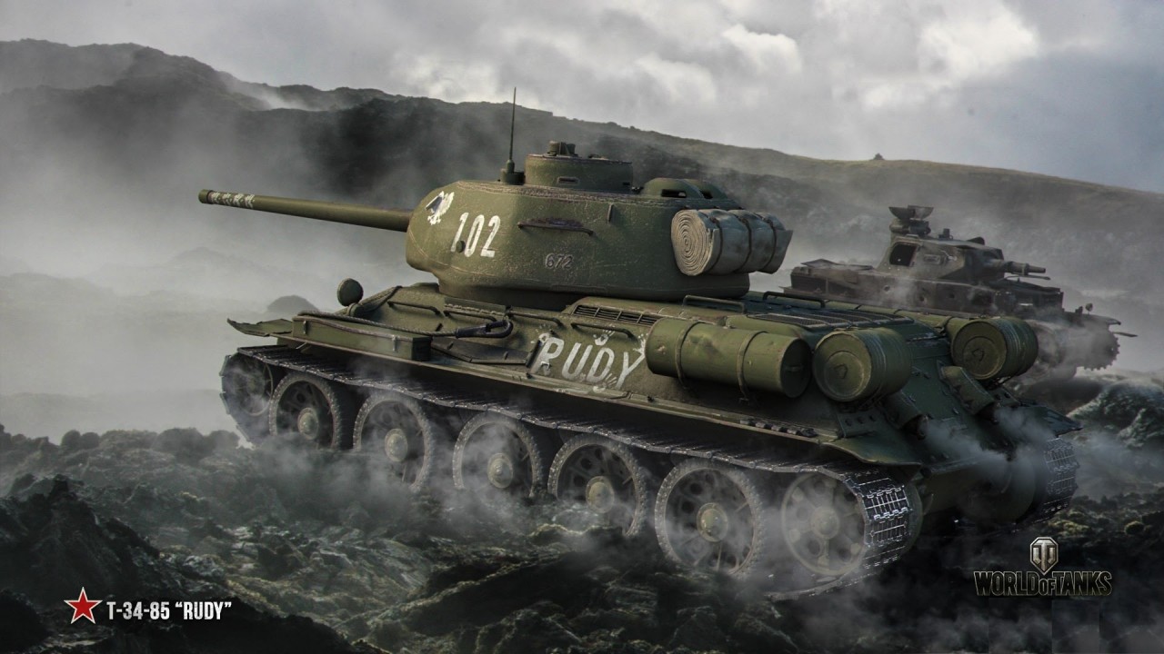 T 34 85 Rudy Legenda Kina World Of Tanks